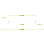 VirtuFit Halterstang - 170 cm - Schroefsluiting - 30 mm