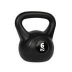 VirtuFit PVC Kettlebell - 6 kg - Noir