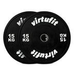 VirtuFit Bumper Plate - Olympische Halterschijf van Rubber - 50 mm - set 2 x 15 kg