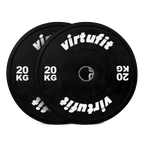 VirtuFit Bumper Plate - Olympische Halterschijf van Rubber - 50 mm - set 2 x 20 kg