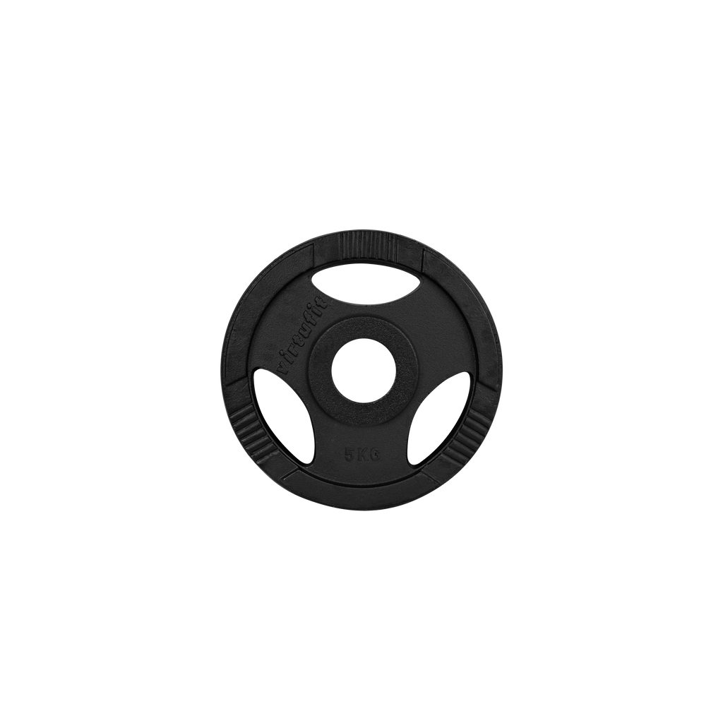 VirtuFit Disque d'Haltère Olympique en Fonte - 50 mm - 5 kg