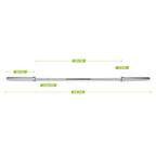VirtuFit Olympic Halter Bar - 50 mm - 200 cm