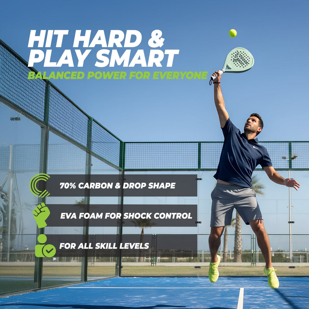 Raquette de padel hybride VirtuFit - Vert Menthe