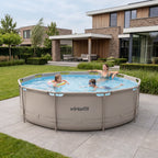 VirtuFit Rond Zwembad - Ø366 x 100 cm - Beige