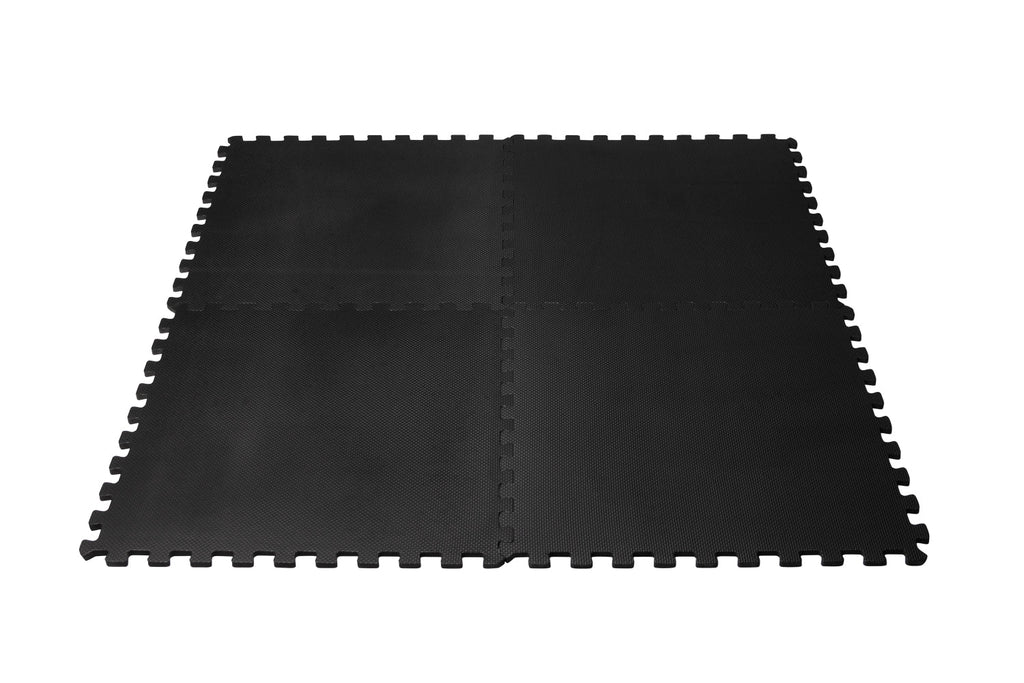 VirtuFit Fitness Puzzelmat - 12-delige Vloermat - 240 x 180 cm - Zwart