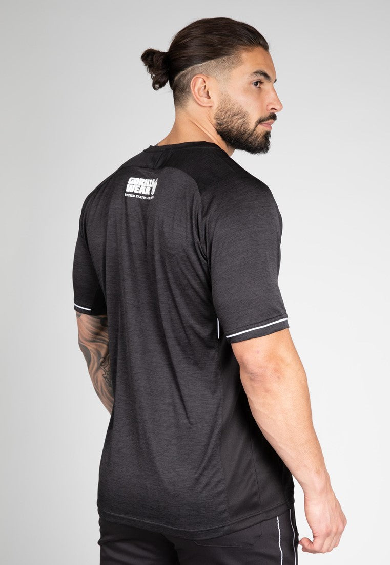 Gorilla Wear Fremont T-shirt - Noir/Blanc