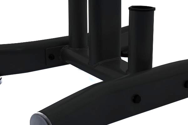 Muscle Power Support de rangement pour plaques de poids et haltères - 50 mm