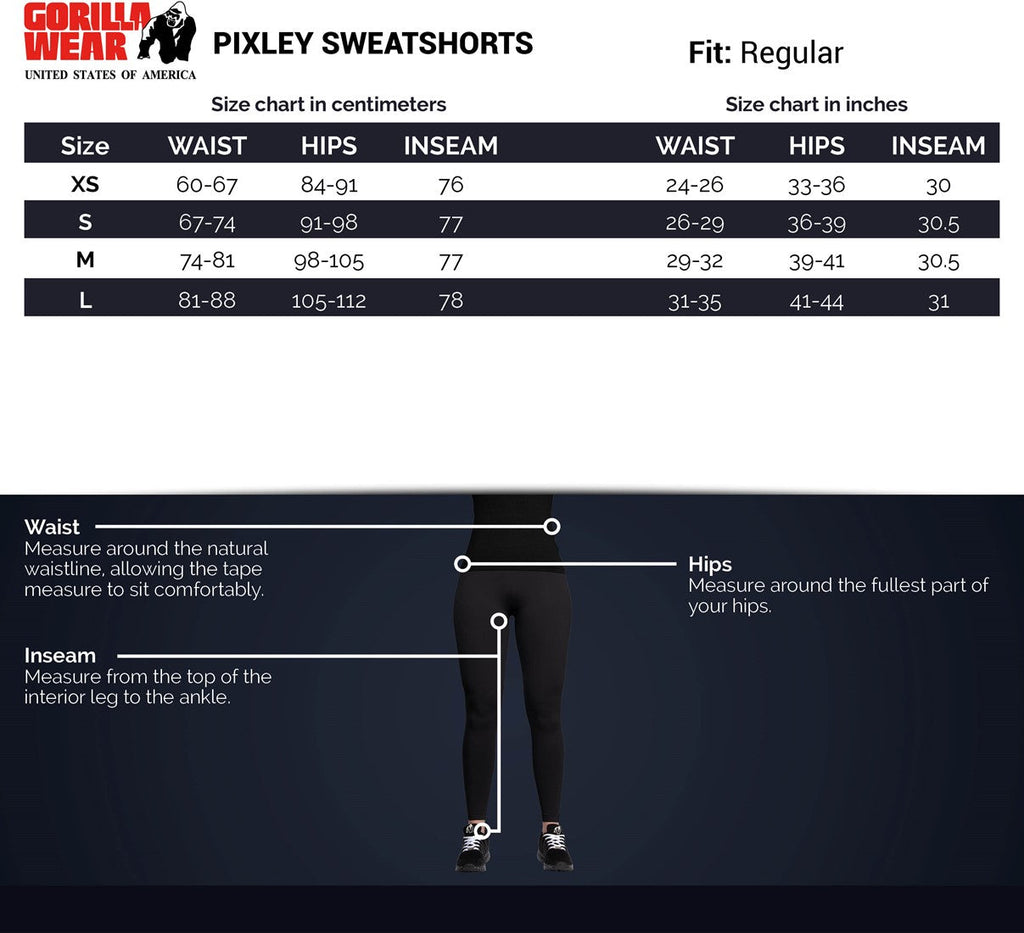Gorilla Wear Pixley Sweatshorts - Lichtgroen