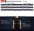 Gorilla Wear Neiro Seamless Sportbeha - Legergroen