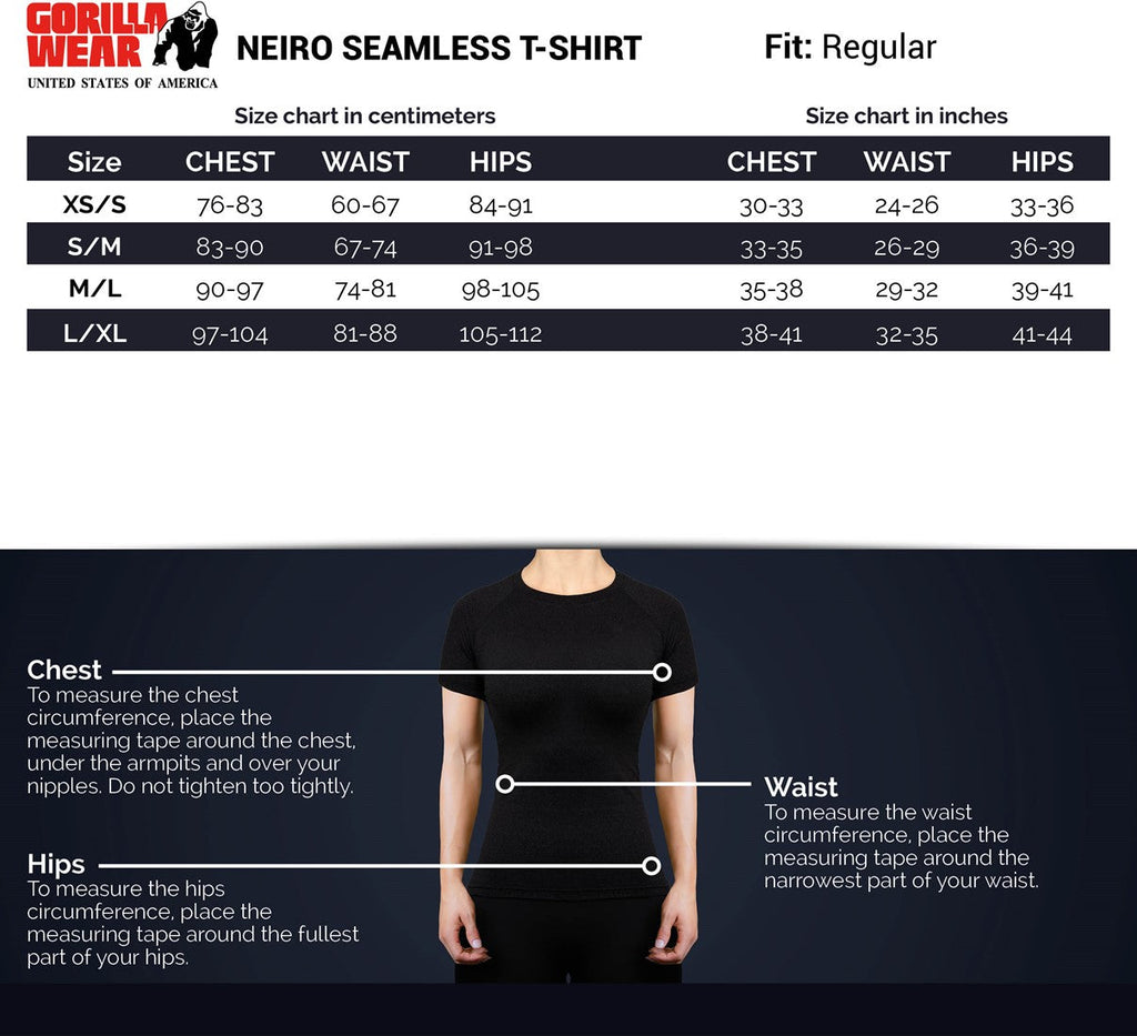 Gorilla Wear Neiro Seamless T-shirt - Paars