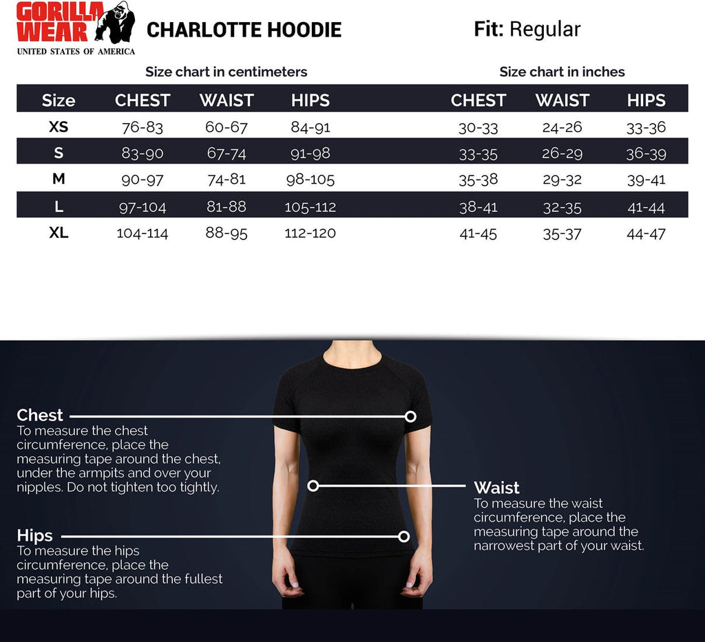 Gorilla Wear Charlotte Hoodie - Lila