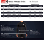 Gorilla Wear Banks Oversized Hoodie - Noir/Yellow