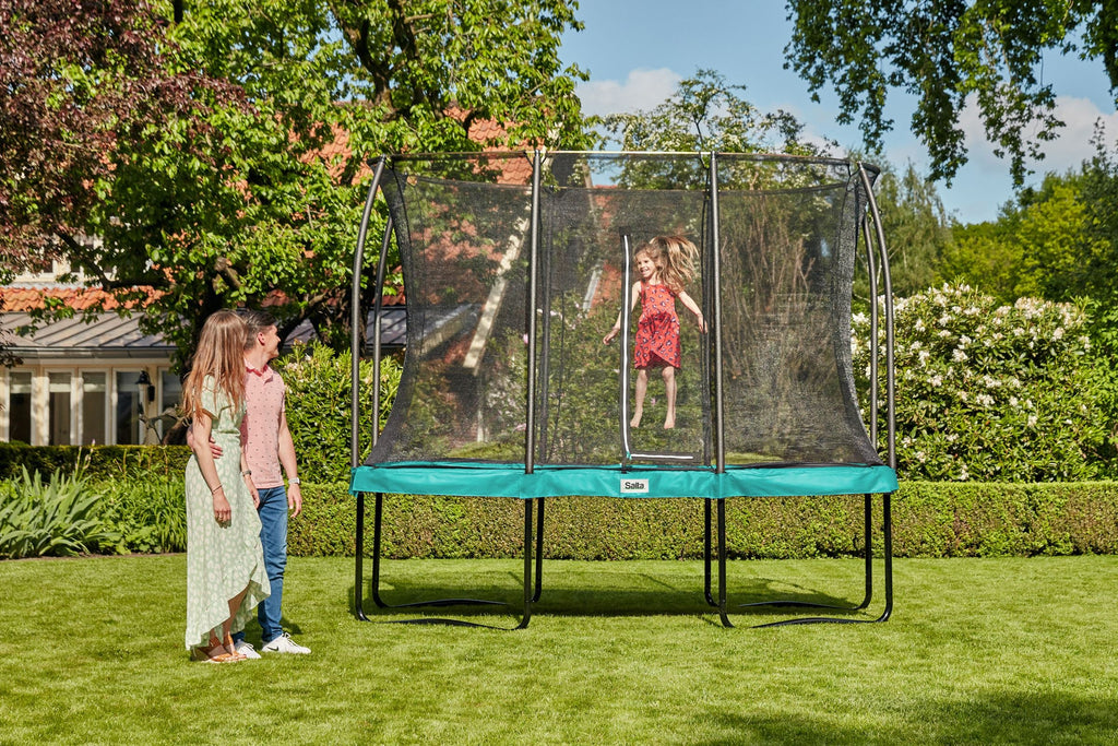 Salta Comfort Edition Trampoline met Veiligheidsnet - 214 x 305 cm - Groen