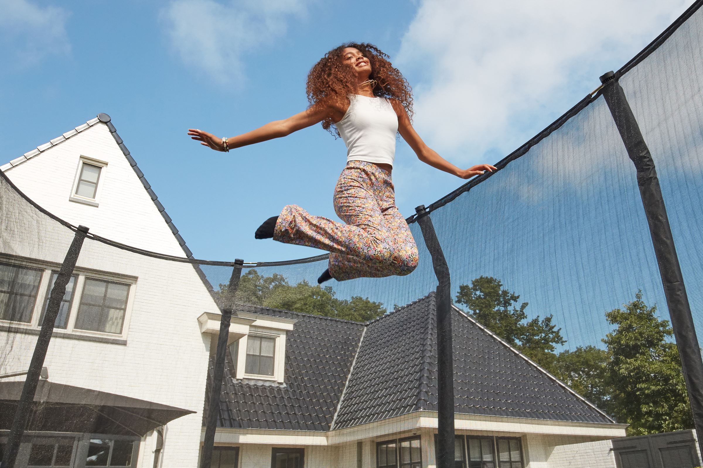 Salta First Class Trampoline met Veiligheidsnet - 366 cm - Groen
