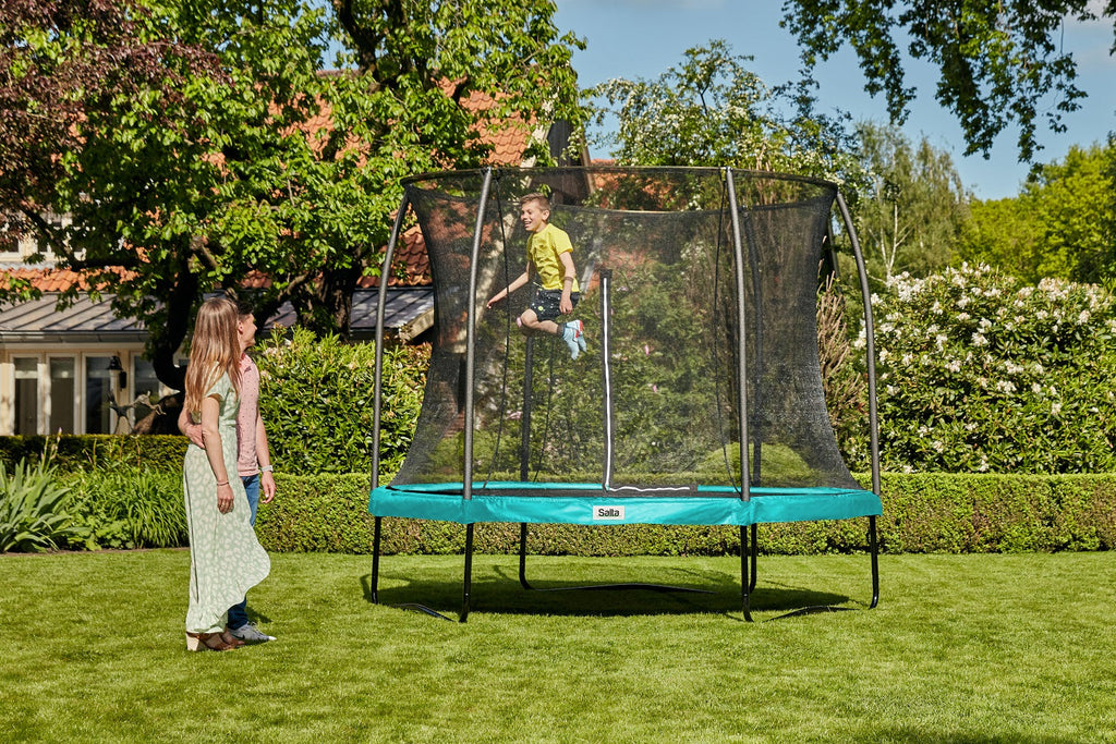Salta Comfort Edition Trampoline met Veiligheidsnet - 153 cm - Groen