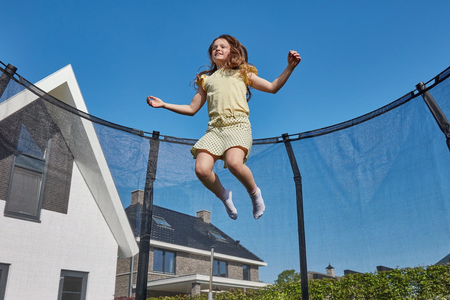 Salta Premium Ground Trampoline met Veiligheidsnet - 396 cm - Zwart