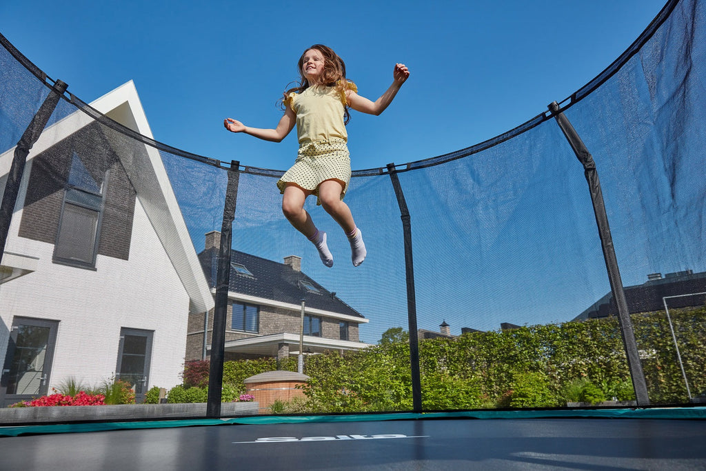 Salta Premium Ground Trampoline met Veiligheidsnet - 396 cm - Groen