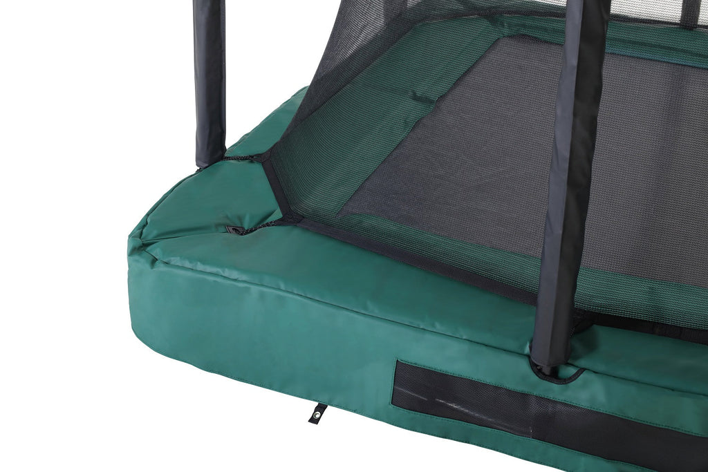 Salta Premium Ground Trampoline met Veiligheidsnet - 366 x 244 cm - Groen