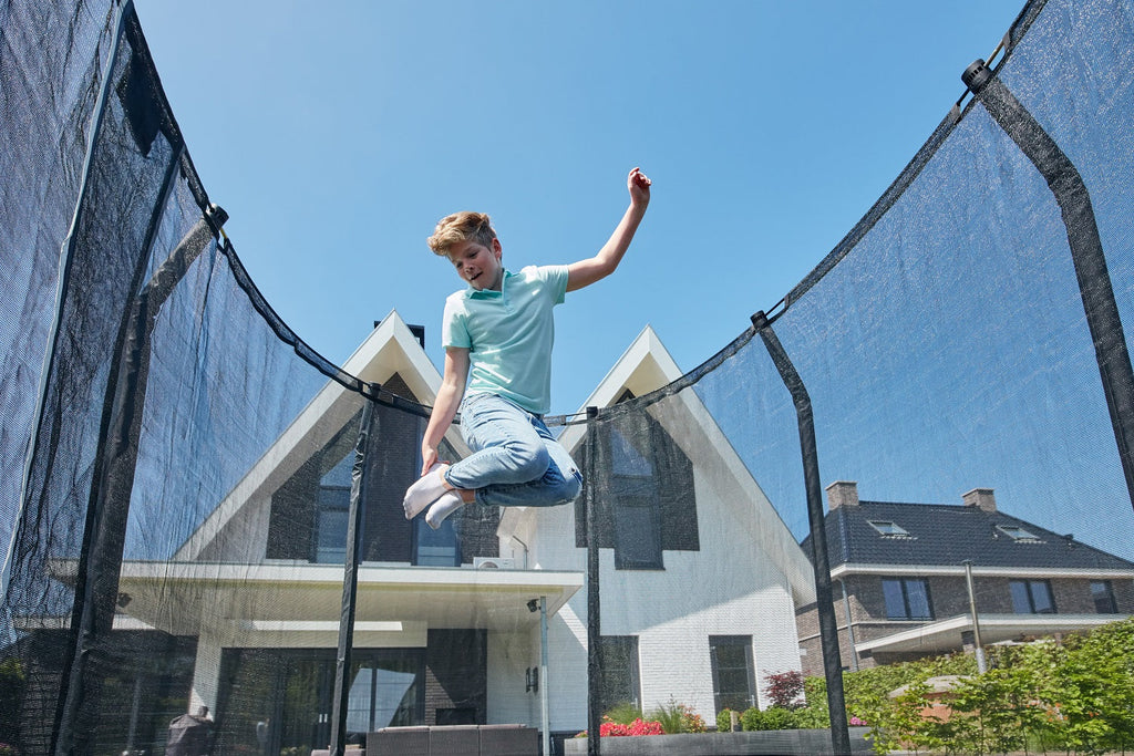 Salta Premium Ground Trampoline met Veiligheidsnet - 366 x 244 cm - Groen