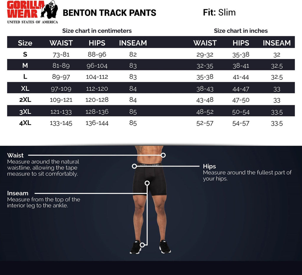 Gorilla Wear Benton Track Pants - Gris