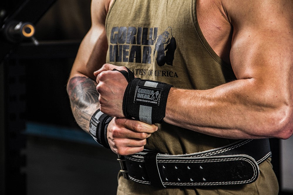 Gorilla Wear Wrist Wraps Ultra - Zwart/Rood