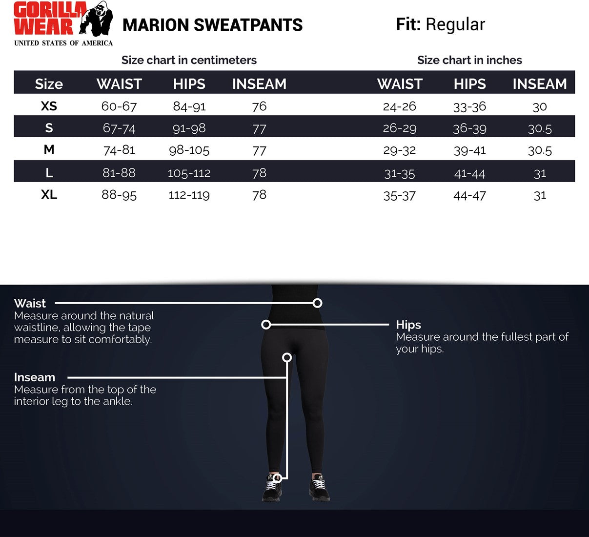 Gorilla Wear Marion Joggingbroek - Beige