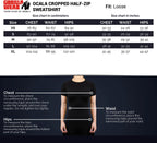 Gorilla Wear Ocala Cropped Half-Zip Sweatshirt - Zwart