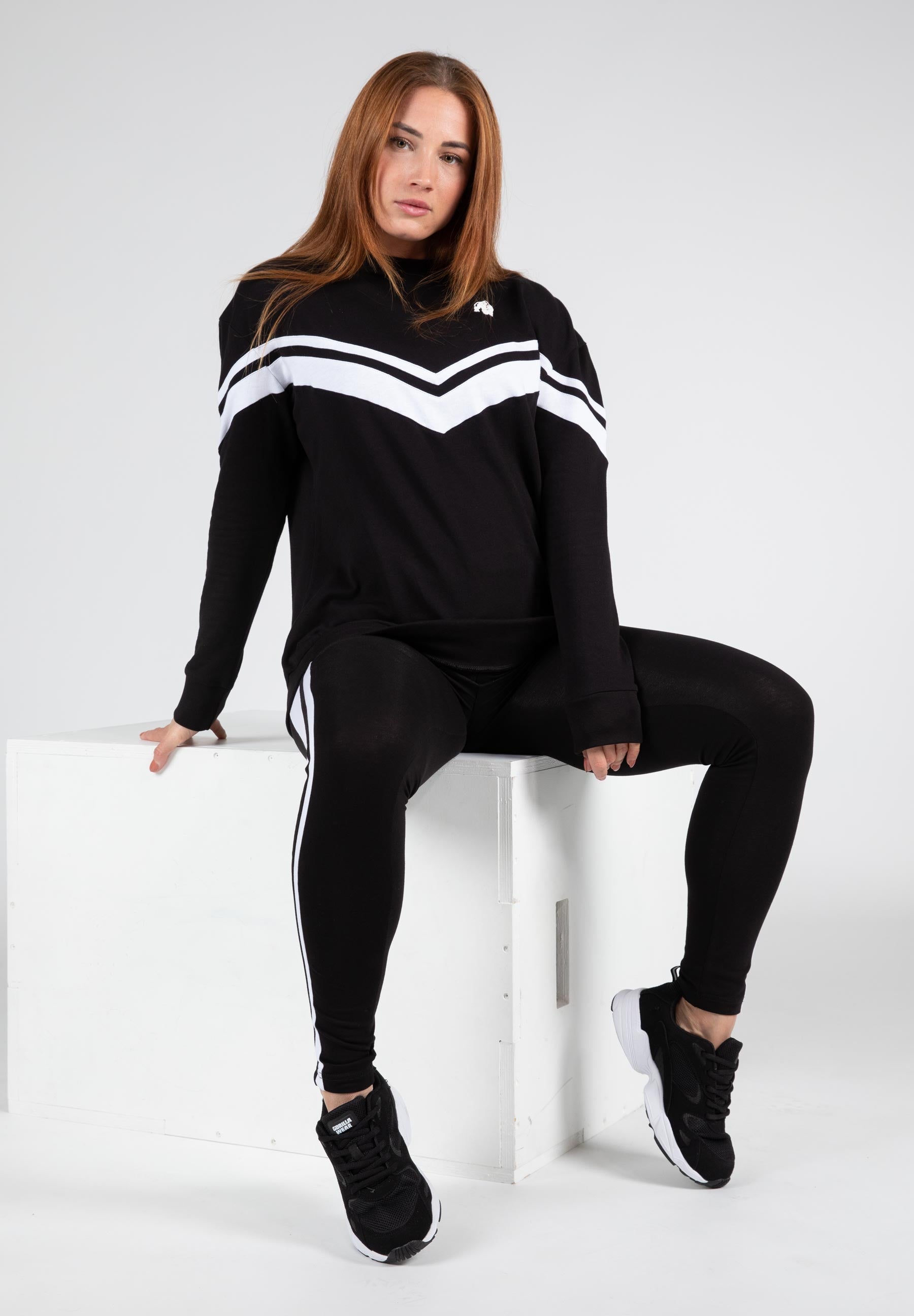 Gorilla Wear Hailey Oversized Sweatshirt - Zwart