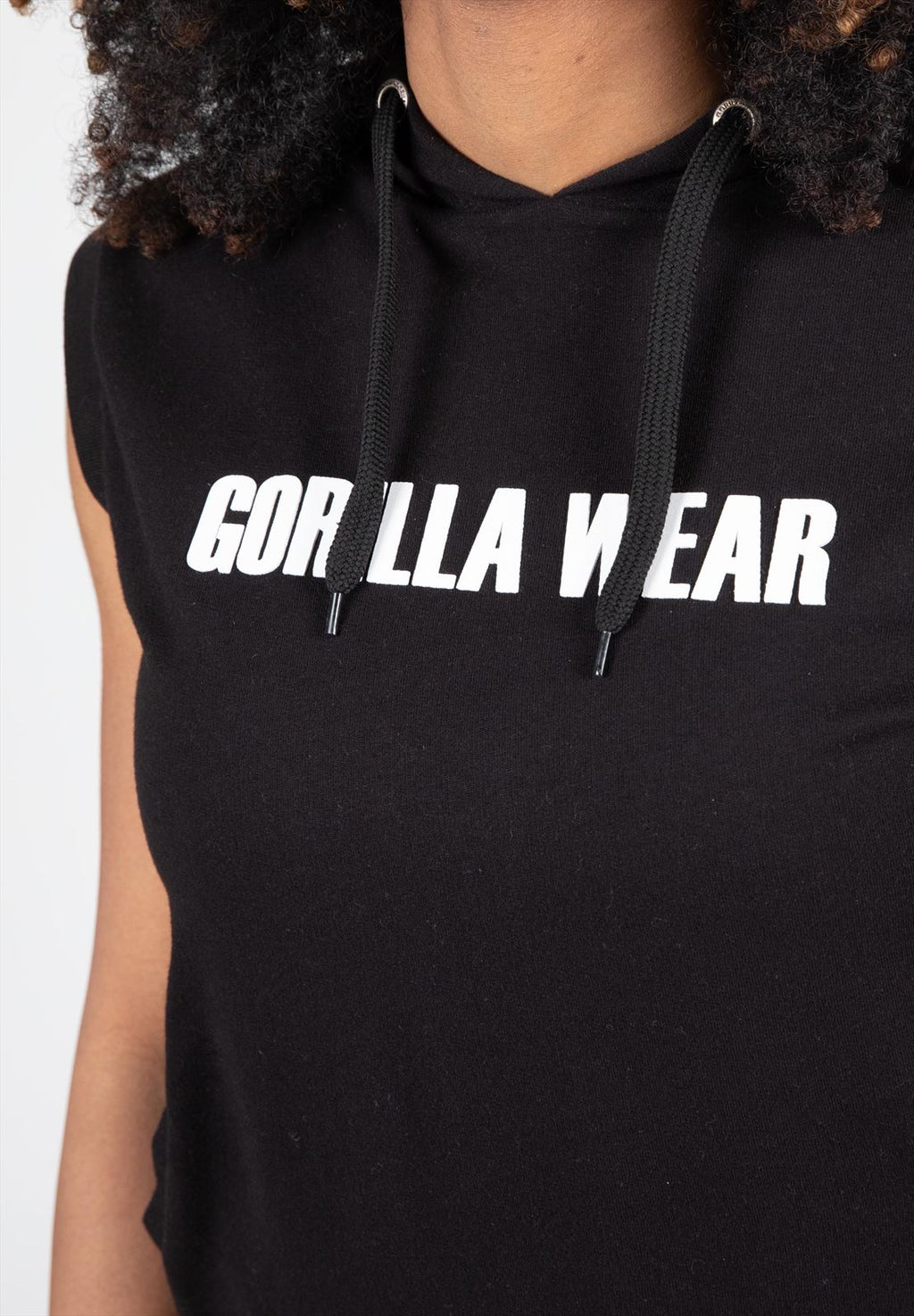 Gorilla Wear Virginia Sleeveless Hoodie - Noir