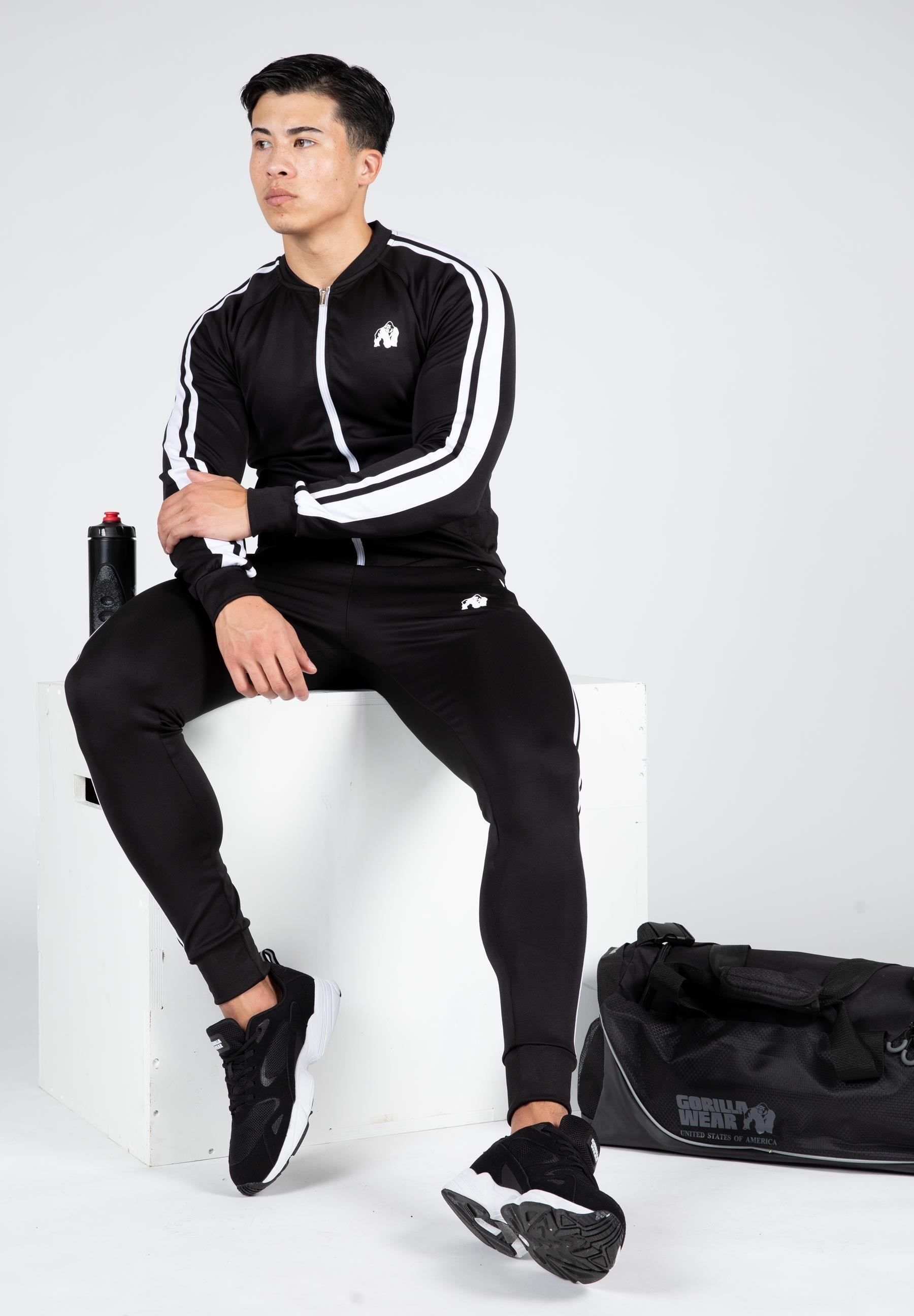 Gorilla Wear Riverside Trainingsjack - Sport Vest - Zwart