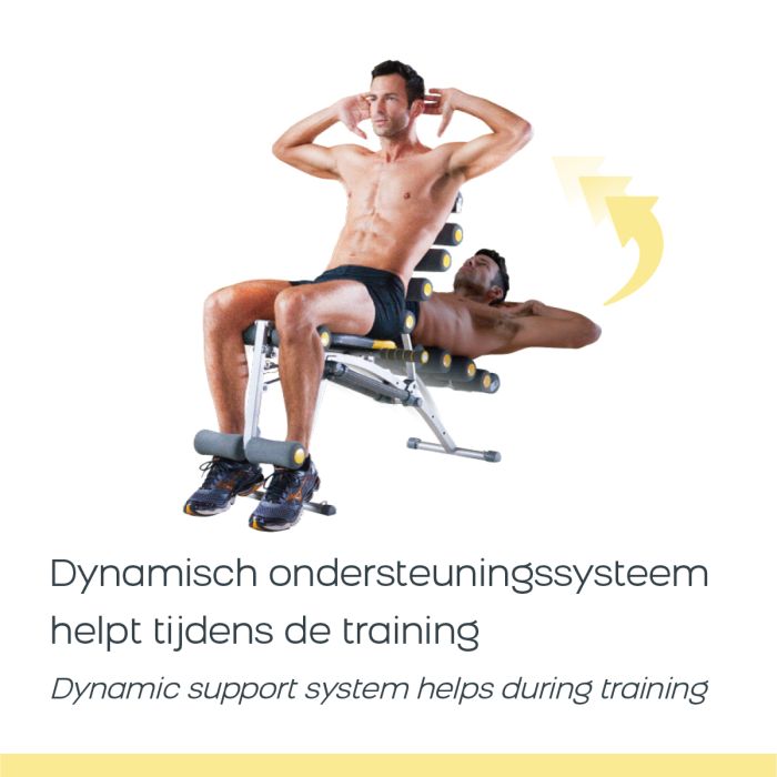 Rock Gym 6-in-1 Fitnessbank - Buikspiertrainer