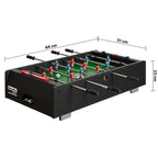 Bandito Mini Tafelvoetbal met Telescopische Stangen - Zwart - Tweedekans