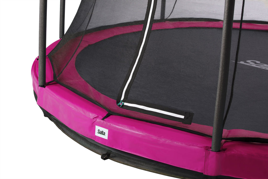 Salta Comfort Edition Ground Trampoline met Veiligheidsnet - 183 cm - Roze