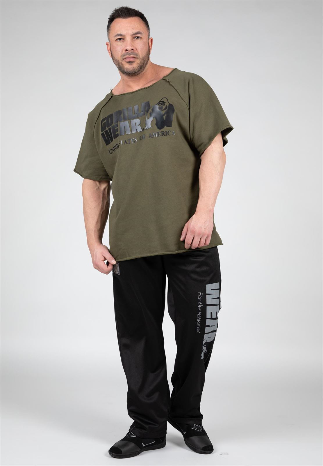 Gorilla Wear Classic Work Out Top - Vert Armée