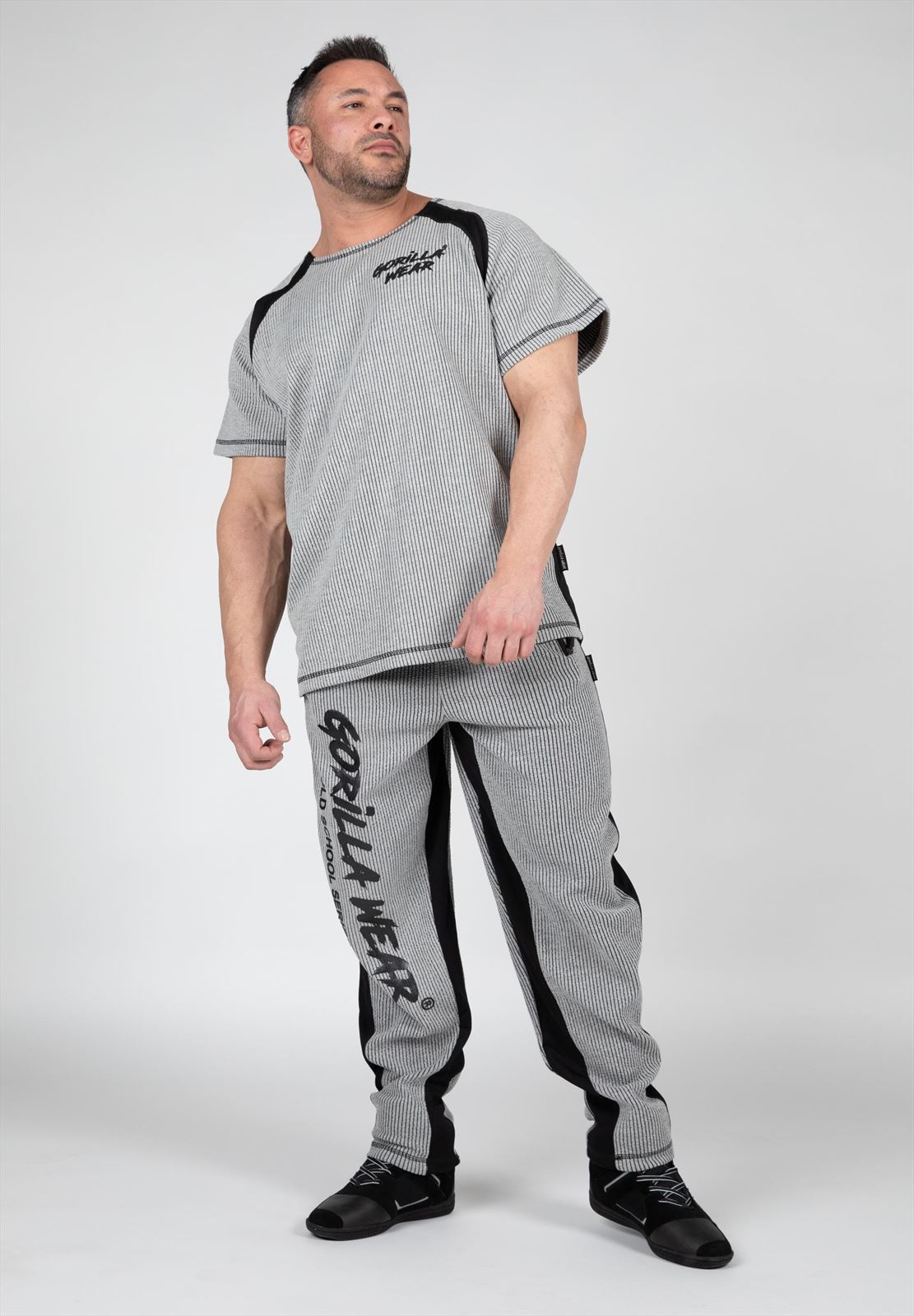 Gorilla Wear Augustine Old School Work Out Top - Grijs