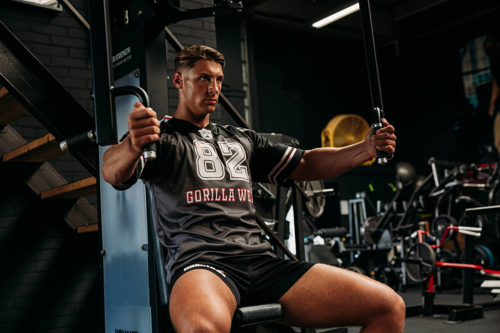 Gorilla Wear Tyler Football Jersey - Noir/Rouge