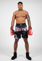 Gorilla Wear Clayton Shorts de Boxe - Noir/Rouge