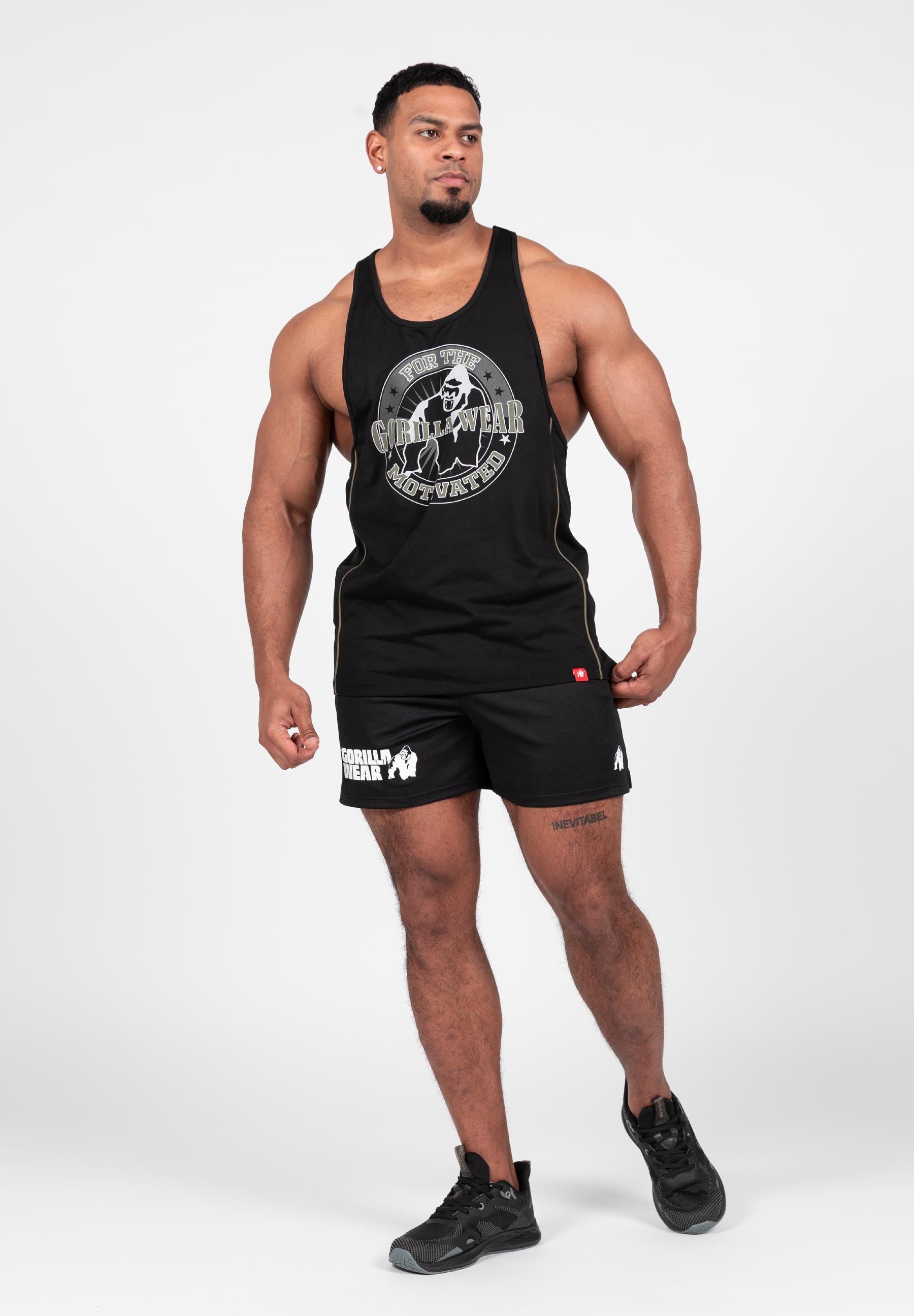 Gorilla Wear Short Miles Mesh - Noir