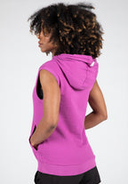 Gorilla Wear Virginia Mouwloos Hoodie - Fuchsia