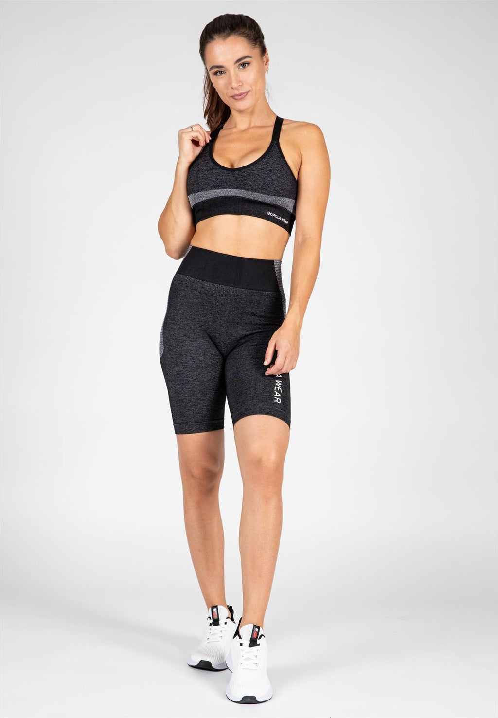 Gorilla Wear Selah Seamless Sports Bra - Noir