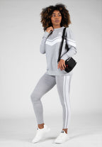 Gorilla Wear Hailey Oversized Sweatshirt - Grijs Gemeleerd