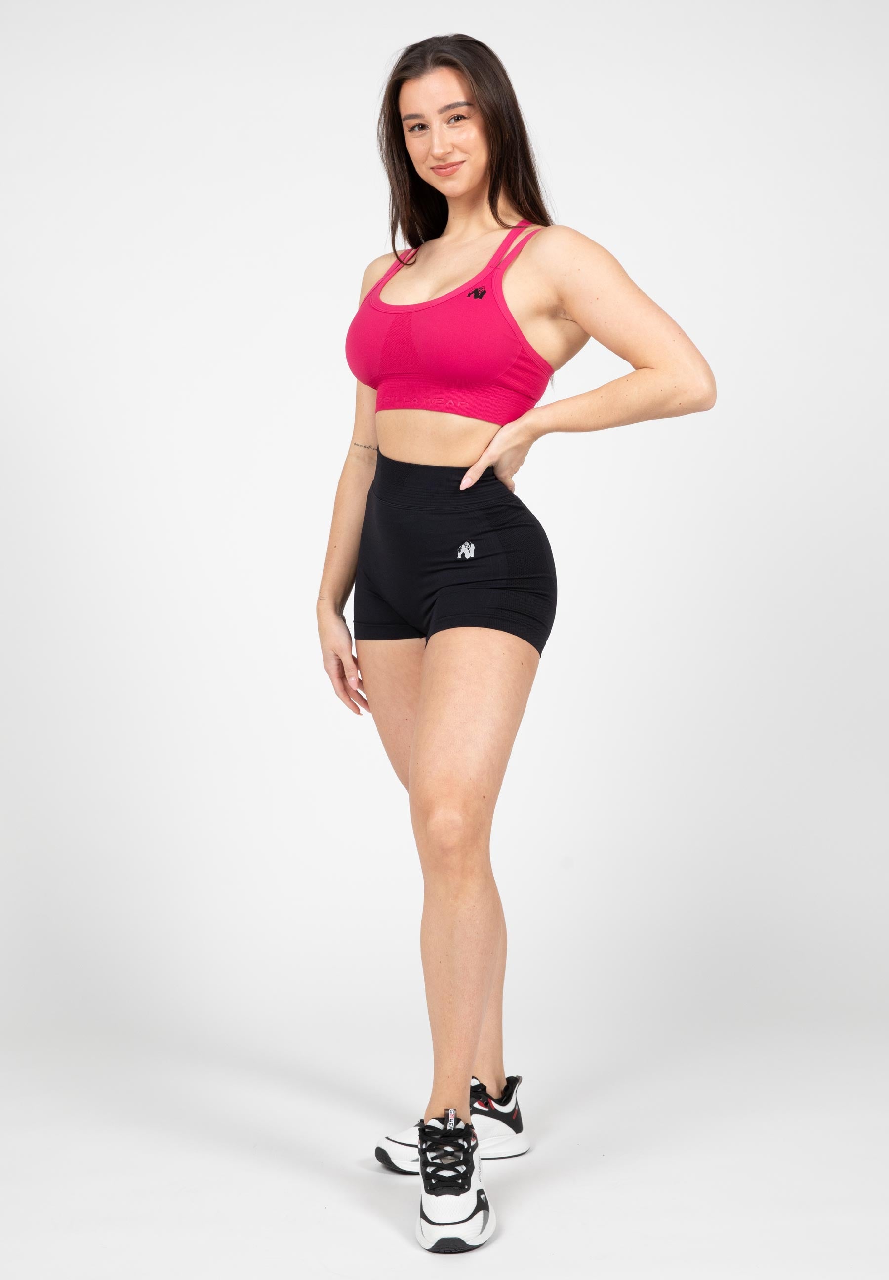 Gorilla Wear Whitney Seamless Shorts - Noir