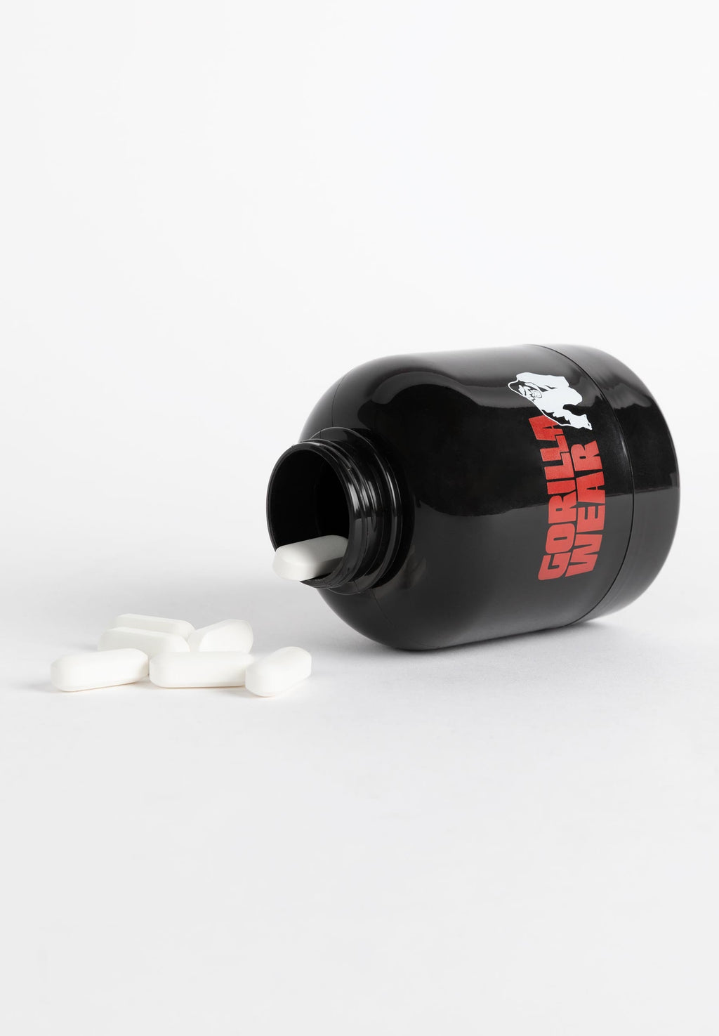 Gorilla Wear Porte-Clés pour les Suppléments - 60 gr - Noir