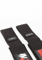Gorilla Wear Sangles de Levage Rembourrées en Silicone - Noir