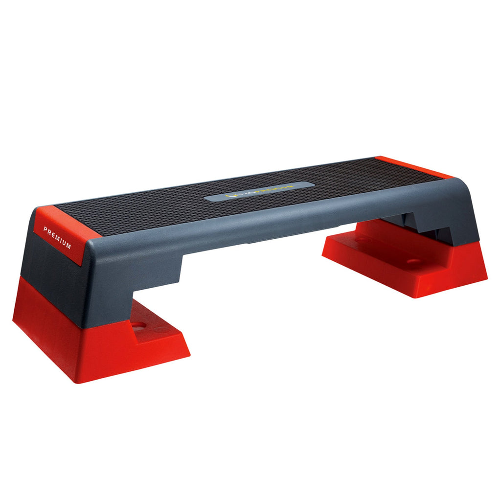 HMS Premium Step d'Aérobic - Noir/Rouge