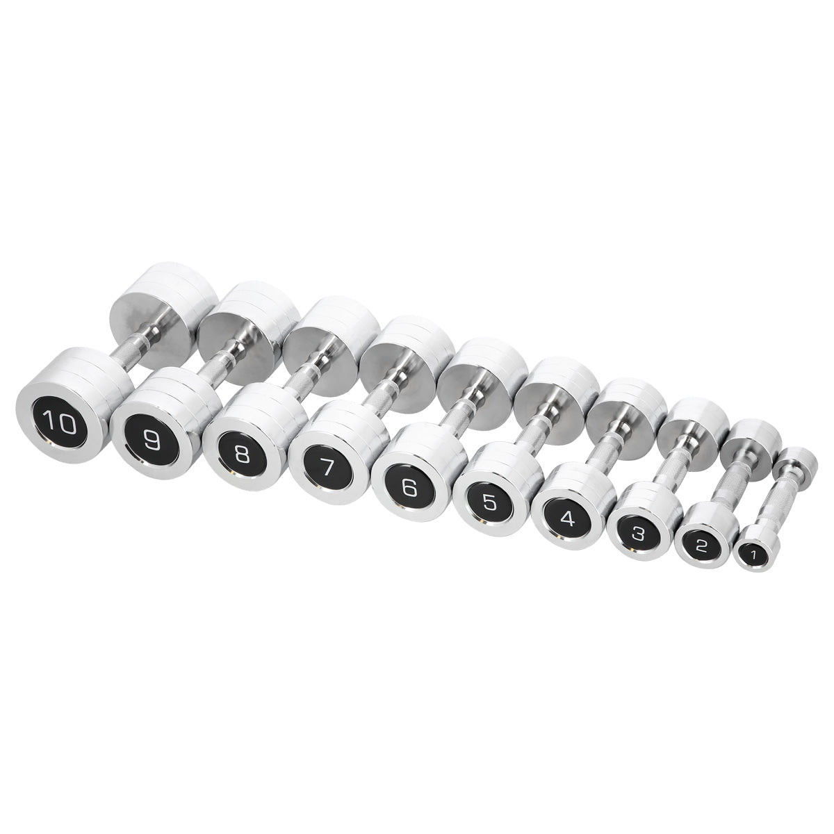 HMS Chroom Dumbbell Set - 2 x 4 kg