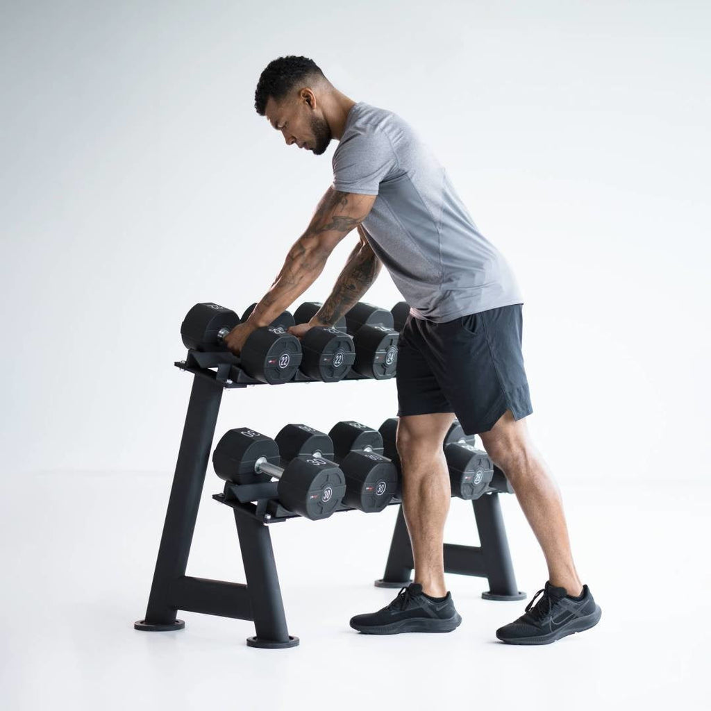 Lifemaxx LMX Dumbbellrack 12 Sets - Zwart