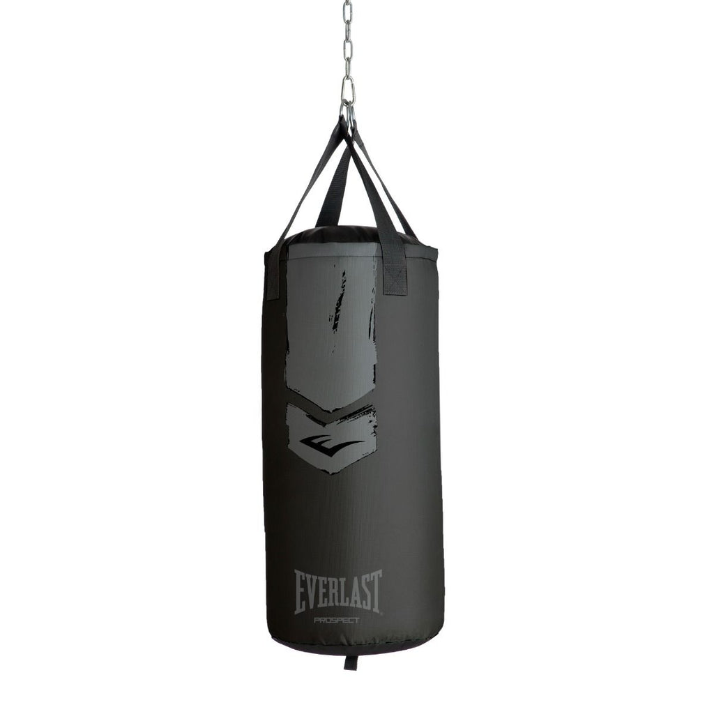 Everlast Prospect 2 Kit De Sac Lourd - Sac De Boxe & Gants De Boxe - Noir/Gris