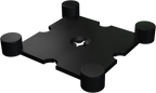Flow Fitness Hoekprofiel Rubberen Tegel Met Waterdichte SBR-Laag - 20 x 20 x 2 cm