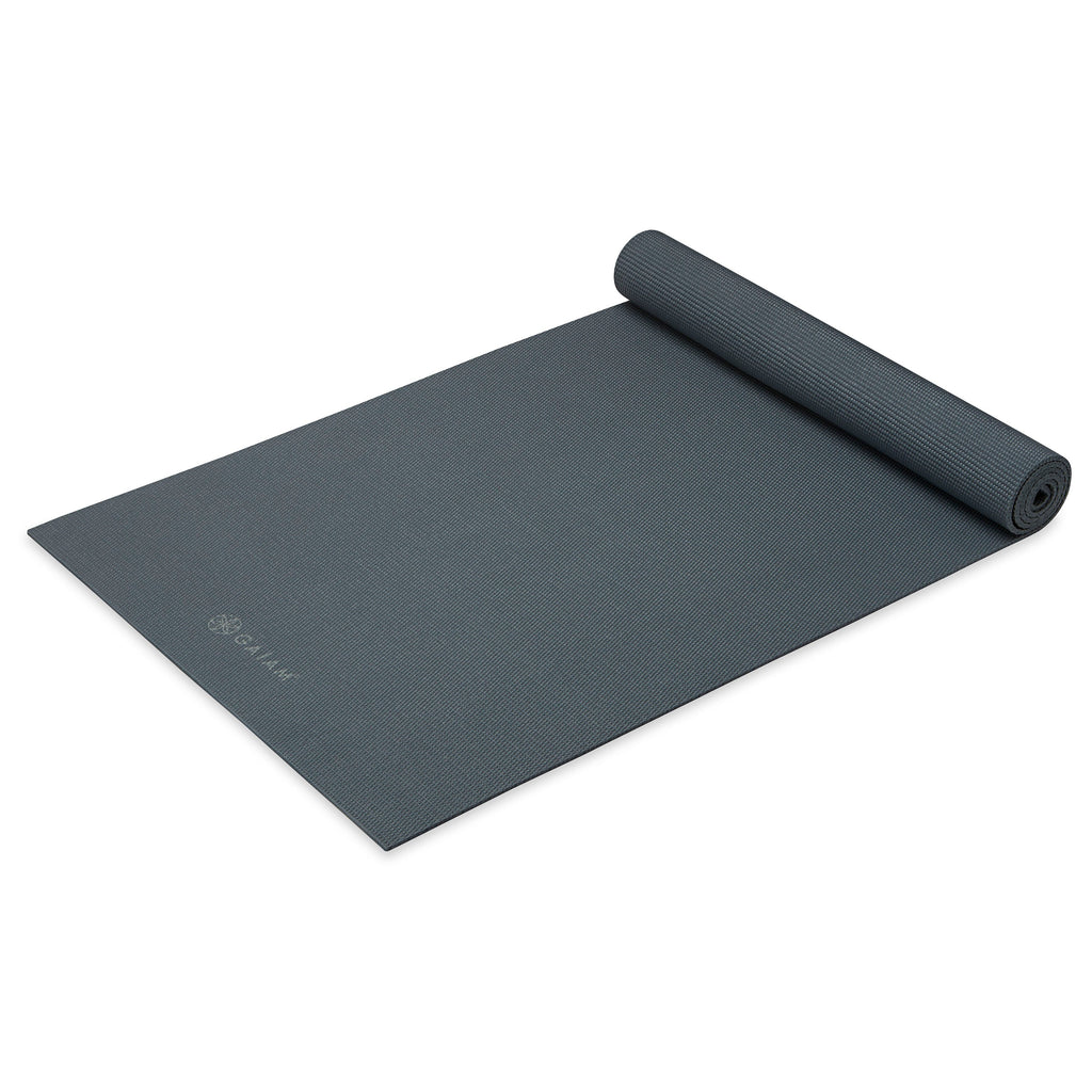 Gaiam Yoga Mat - Folkstone Grey - 4 mm